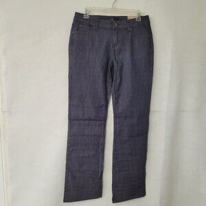 Prana Jada Jean Womens 6 Reg Denim‎ Solid Grey Stretch 5-Pocket Style 1965631